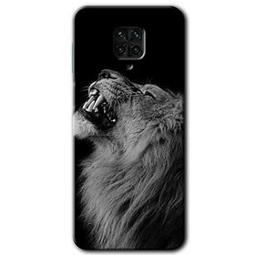 Xiaomi Redmi Note 9 Pro Lion Baskılı Uyumlu Silikon Kılıf