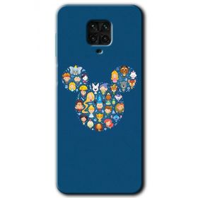 Xiaomi Redmi Note 9 Pro Mickey Baskılı Uyumlu Silikon Kılıf