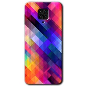 Xiaomi Redmi Note 9 Pro Multi Oblique Baskılı Uyumlu Silikon Kılıf