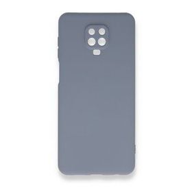Xiaomi Redmi Note 9 Pro Nano İçi Kadife Silikon - Gri Cep Telefonu Kılıfı