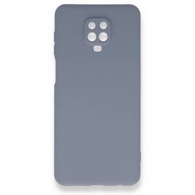 Xiaomi Redmi Note 9 Pro Nano İçi Kadife Silikon - Gri Cep Telefonu Kılıfı