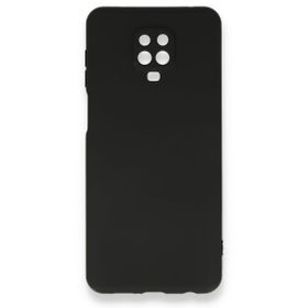 Xiaomi Redmi Note 9 Pro Nano İçi Kadife Silikon - Siyah Cep Telefonu Kılıfı