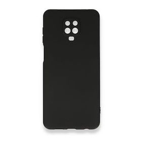 Xiaomi Redmi Note 9 Pro Nano İçi Kadife Silikon - Siyah Cep Telefonu Kılıfı