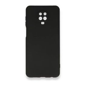 Xiaomi Redmi Note 9 Pro Nano İçi Kadife Silikon - Siyah Cep Telefonu Kılıfı