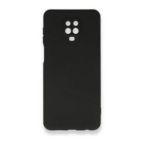Xiaomi Redmi Note 9 Pro Nano İçi Kadife Silikon - Siyah Cep Telefonu Kılıfı