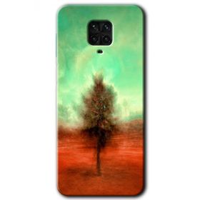 Xiaomi Redmi Note 9 Pro Outlines Paint Baskılı Uyumlu Silikon Kılıf