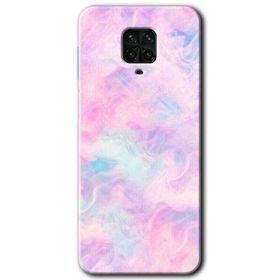 Xiaomi Redmi Note 9 Pro Pembe Duman Baskılı Uyumlu Silikon Kılıf