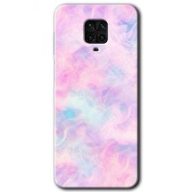 Xiaomi Redmi Note 9 Pro Pembe Duman Baskılı Uyumlu Silikon Kılıf