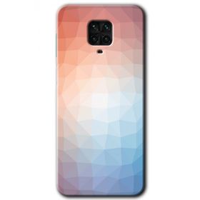 Xiaomi Redmi Note 9 Pro Polygon Graident 3 Baskılı Uyumlu Silikon Kılıf