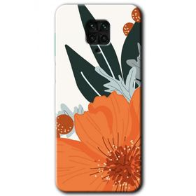 Xiaomi Redmi Note 9 Pro Portakal Çiçeği Baskılı Uyumlu Silikon Kılıf