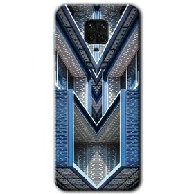 Xiaomi Redmi Note 9 Pro Retro Building Baskılı Uyumlu Silikon Kılıf