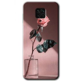 Xiaomi Redmi Note 9 Pro Retro Gül Baskılı Uyumlu Silikon Kılıf