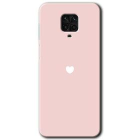 Xiaomi Redmi Note 9 Pro Sade Kalp Baskılı Uyumlu Silikon Kılıf