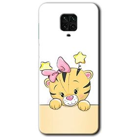 Xiaomi Redmi Note 9 Pro Sevimli Kedi Baskılı Uyumlu Silikon Kılıf