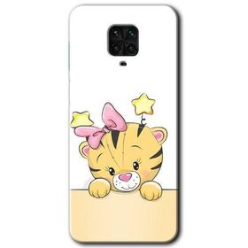 Xiaomi Redmi Note 9 Pro Sevimli Kedi Baskılı Uyumlu Silikon Kılıf
