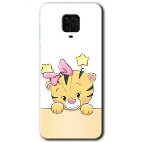 Xiaomi Redmi Note 9 Pro Sevimli Kedi Baskılı Uyumlu Silikon Kılıf