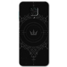 Xiaomi Redmi Note 9 Pro Siyah Mandala 1 Baskılı Uyumlu Silikon Kılıf
