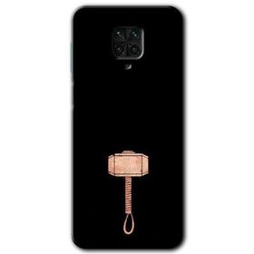Xiaomi Redmi Note 9 Pro Thor Çekiç Baskılı Uyumlu Silikon Kılıf