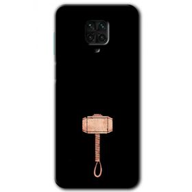 Xiaomi Redmi Note 9 Pro Thor Çekiç Baskılı Uyumlu Silikon Kılıf