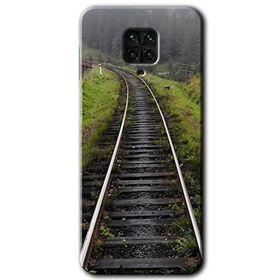 Xiaomi Redmi Note 9 Pro Tren Yolu Baskılı Uyumlu Silikon Kılıf