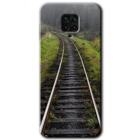 Xiaomi Redmi Note 9 Pro Tren Yolu Baskılı Uyumlu Silikon Kılıf