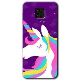Xiaomi Redmi Note 9 Pro Unicorn Sleep Baskılı Uyumlu Silikon Kılıf