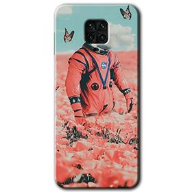 Xiaomi Redmi Note 9 Pro Uzay Bahçesi Baskılı Uyumlu Silikon Kılıf