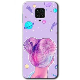 Xiaomi Redmi Note 9 Pro Uzaylı Kız Baskılı Uyumlu Silikon Kılıf