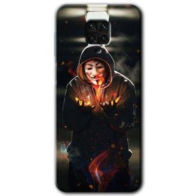 Xiaomi Redmi Note 9 Pro V for Fire Baskılı Uyumlu Silikon Kılıf