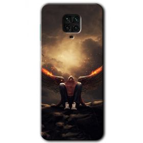 Xiaomi Redmi Note 9 Pro Wings of Power Baskılı Uyumlu Silikon Kılıf