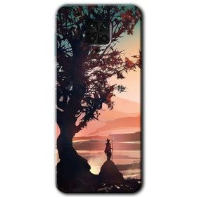 Xiaomi Redmi Note 9 Pro Yalnız Savaşcı Baskılı Uyumlu Silikon Kılıf