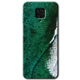 Xiaomi Redmi Note 9 Pro Yeşil Okyanus Baskılı Uyumlu Silikon Kılıf