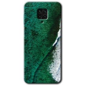 Xiaomi Redmi Note 9 Pro Yeşil Okyanus Baskılı Uyumlu Silikon Kılıf