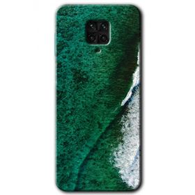 Xiaomi Redmi Note 9 Pro Yeşil Okyanus Baskılı Uyumlu Silikon Kılıf