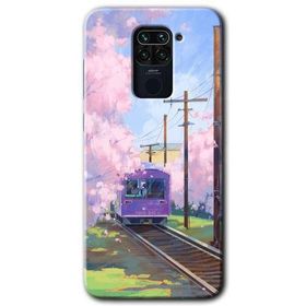 Xiaomi Redmi Note 9 Rails Paint Baskılı Uyumlu Silikon Kılıf