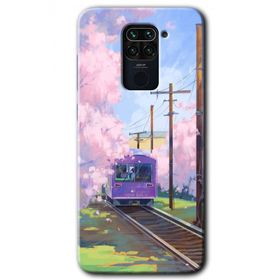 Xiaomi Redmi Note 9 Rails Paint Baskılı Uyumlu Silikon Kılıf