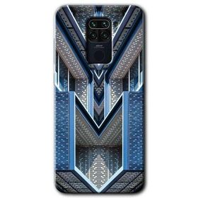 Xiaomi Redmi Note 9 Retro Building Baskılı Uyumlu Silikon Kılıf