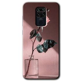 Xiaomi Redmi Note 9 Retro Gül Baskılı Uyumlu Silikon Kılıf