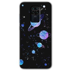 Xiaomi Redmi Note 9 Samanyolu Galaksi Baskılı Uyumlu Silikon Kılıf