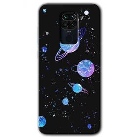 Xiaomi Redmi Note 9 Samanyolu Galaksi Baskılı Uyumlu Silikon Kılıf