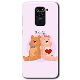Xiaomi Redmi Note 9 Sevgili Ayıcık Baskılı Uyumlu Silikon Kılıf