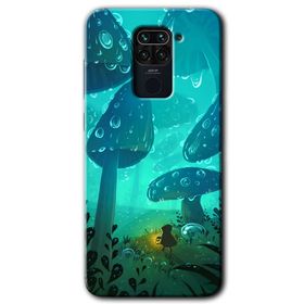 Xiaomi Redmi Note 9 Silhoutte Dropss Baskılı Uyumlu Silikon Kılıf