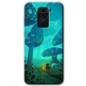 Xiaomi Redmi Note 9 Silhoutte Dropss Baskılı Uyumlu Silikon Kılıf