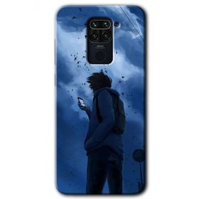 Xiaomi Redmi Note 9 Sonbahar Yalnızlığı Baskılı Uyumlu Silikon Kılıf