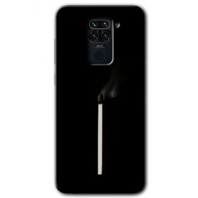 Xiaomi Redmi Note 9 Sönmüş Kibrit Baskılı Uyumlu Silikon Kılıf