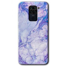 Xiaomi Redmi Note 9 Spots Lilac Baskılı Uyumlu Silikon Kılıf