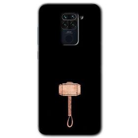 Xiaomi Redmi Note 9 Thor Çekiç Baskılı Uyumlu Silikon Kılıf