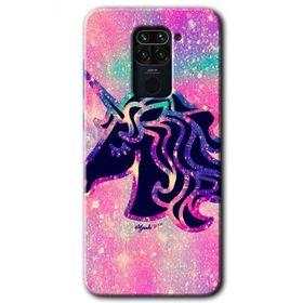 Xiaomi Redmi Note 9 Unicorn Kristal Baskılı Uyumlu Silikon Kılıf