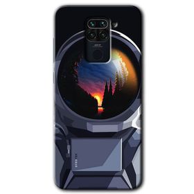 Xiaomi Redmi Note 9 Uyumlu Astronot Baskılı Silikon Kılıf