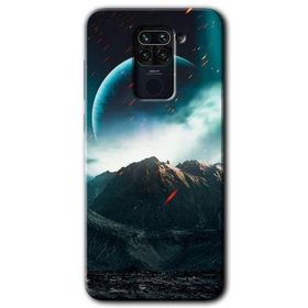 Xiaomi Redmi Note 9 Uzay Gökyüzü Baskılı Uyumlu Silikon Kılıf